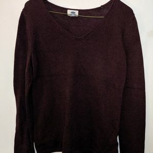 Plum colored sweater